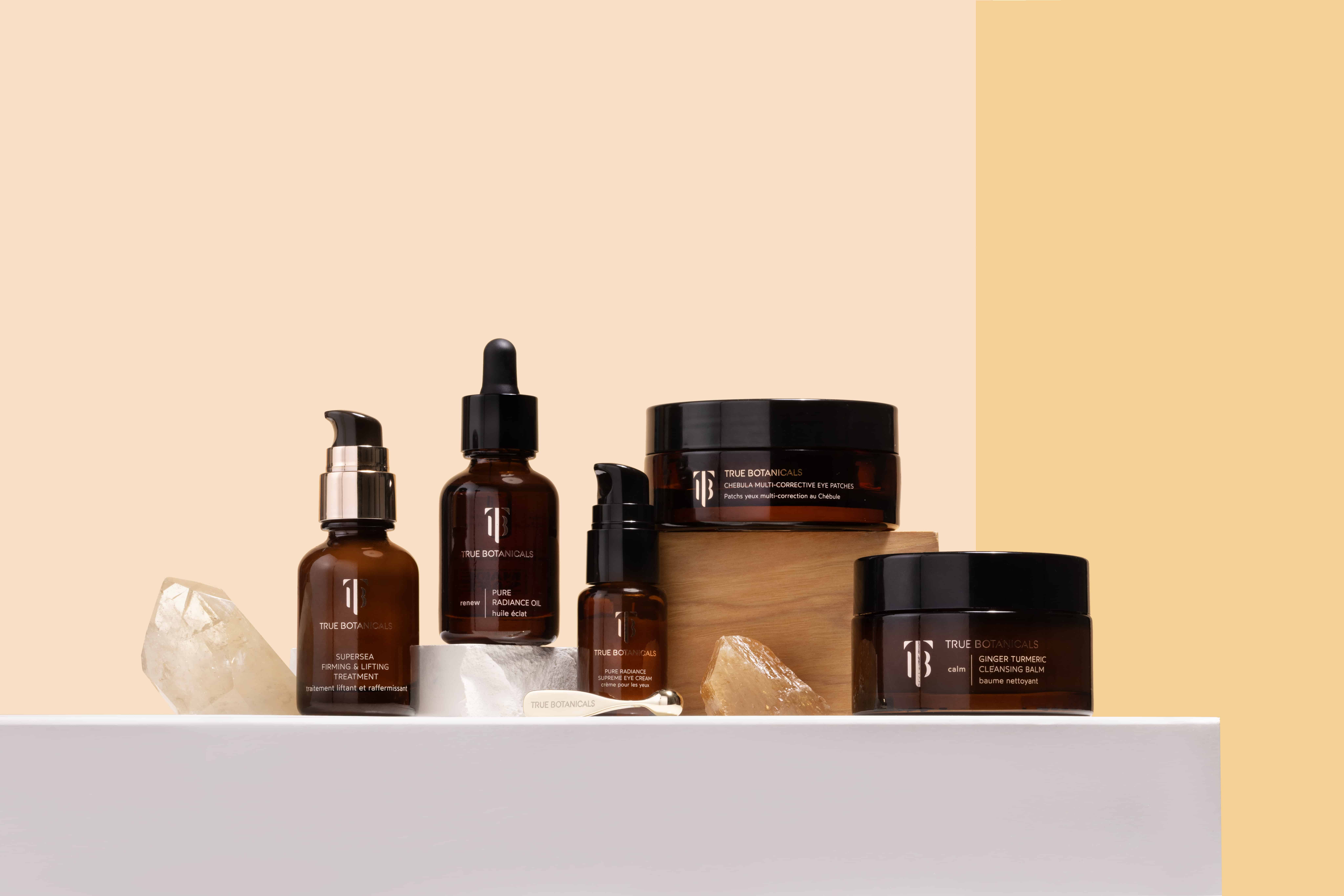 Collection of True Botanicals products