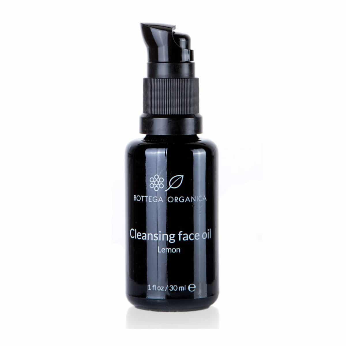 A bottle of Cleansing Lemon Oil - Bottega Organica Extra Virgin Olive