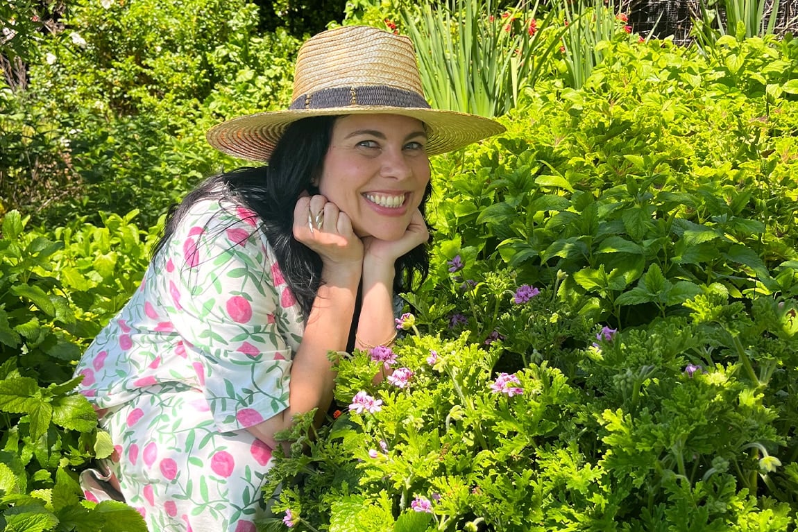 Jeannie Buried in Plants