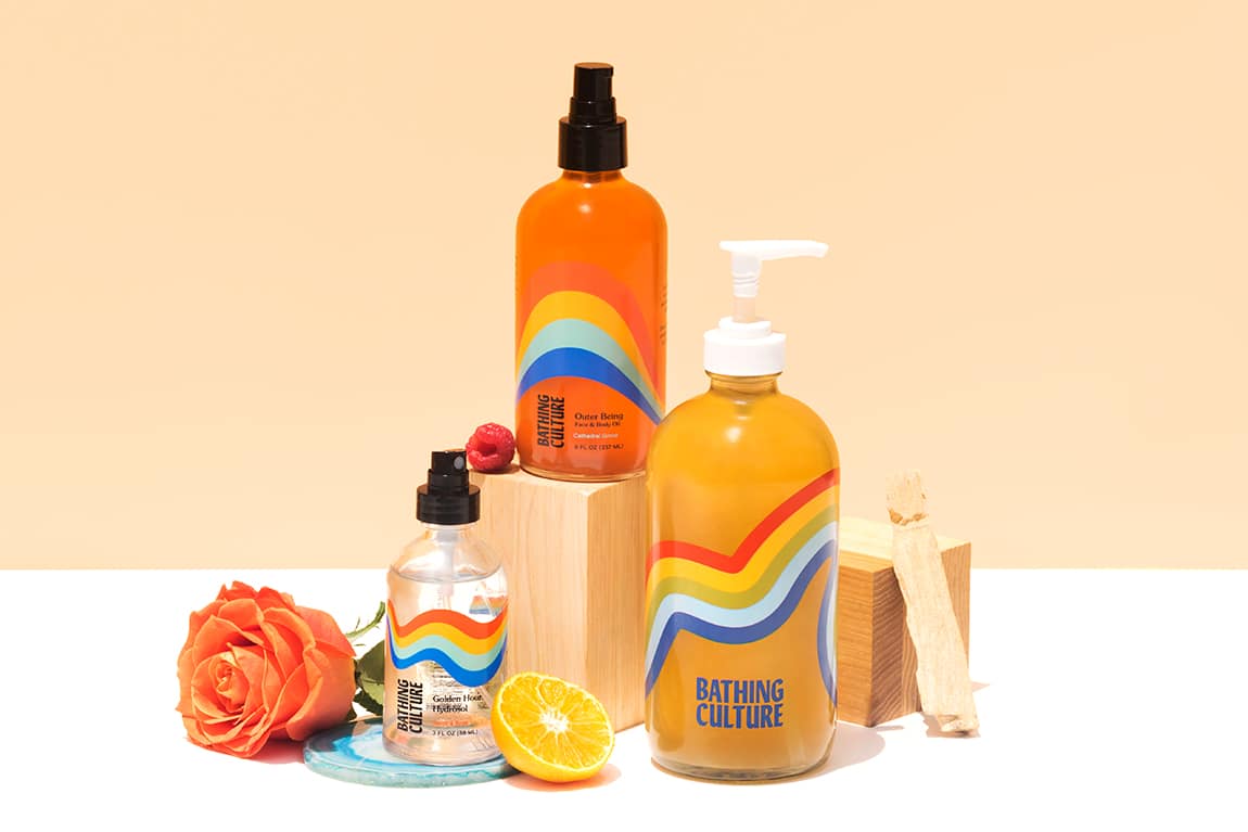 A collection of Bathing Culture products at Beauty Heroes