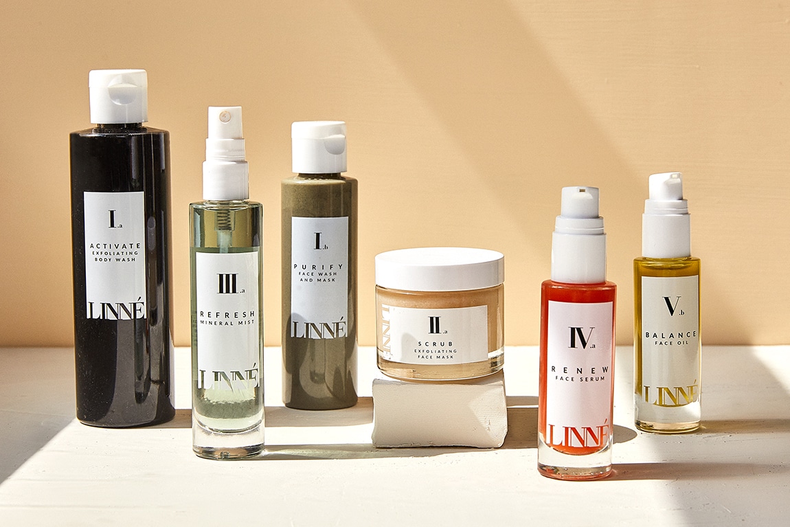 A collection of LINNÉ products at Beauty Heroes