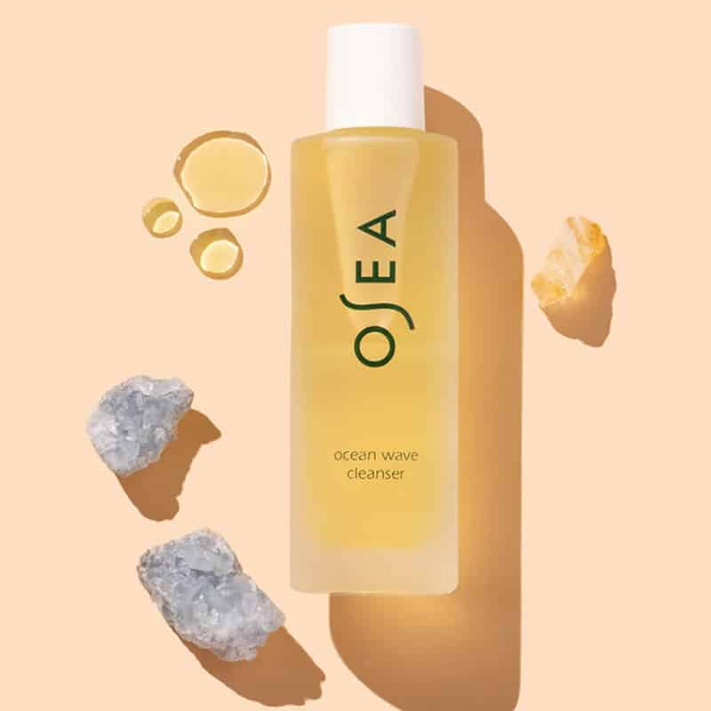 OSEA | Ocean Wave Cleanser | Styled image with swatch