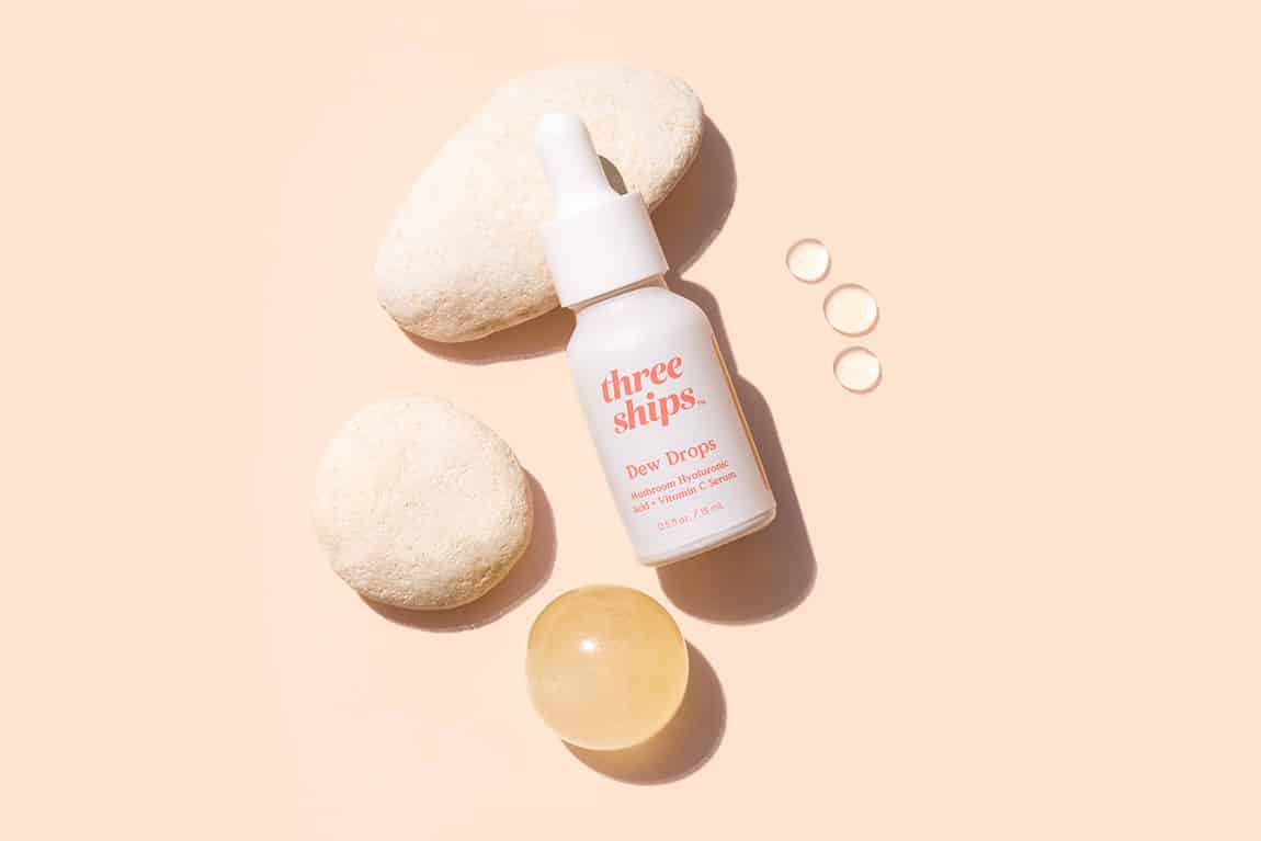 Three Ships Dew Drops Mushroom Hyaluronic Acid + Vitamin C Serum