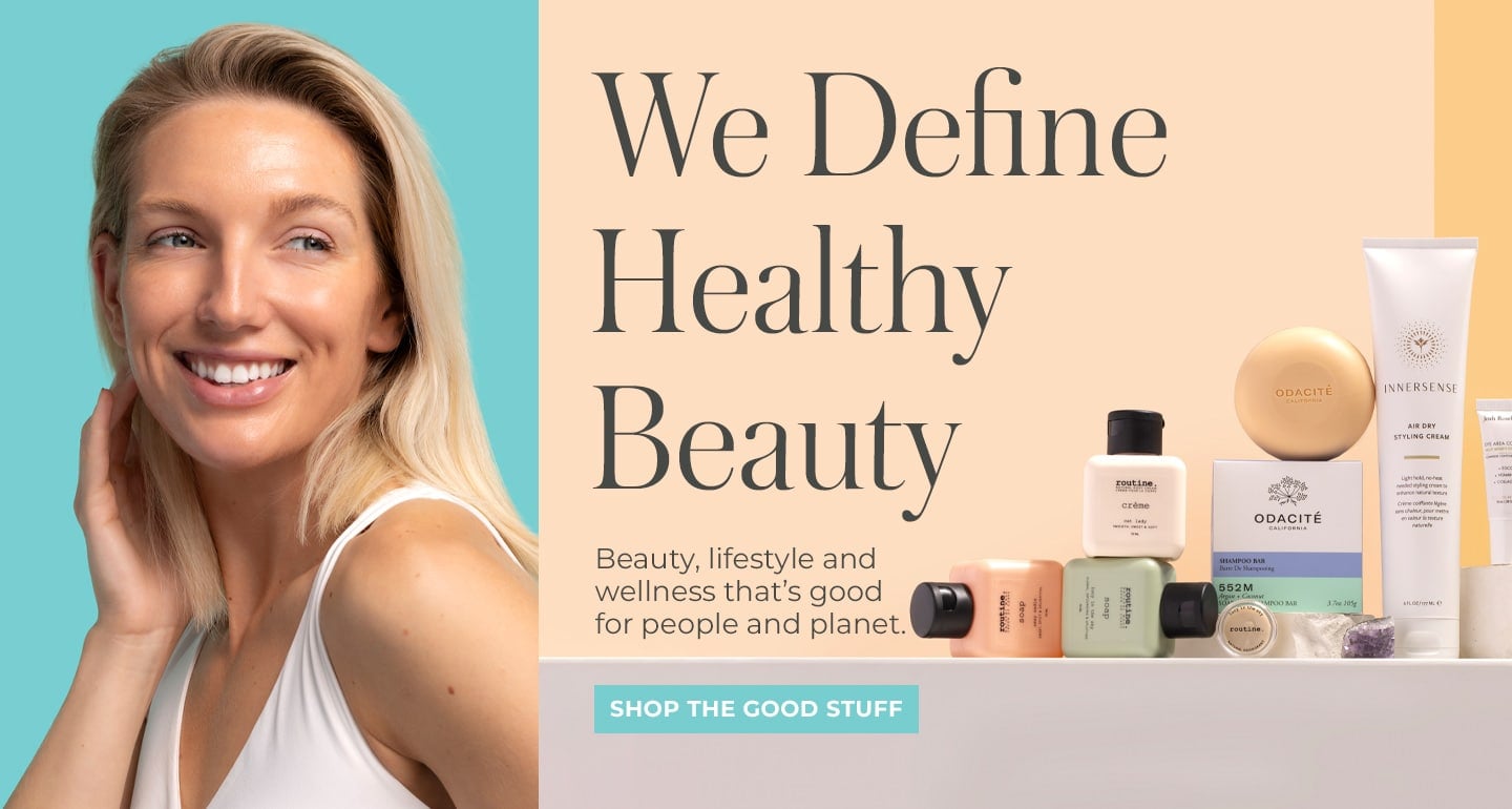 Beauty Heroes: We Define Healthy Beauty, Group product image with model on the left