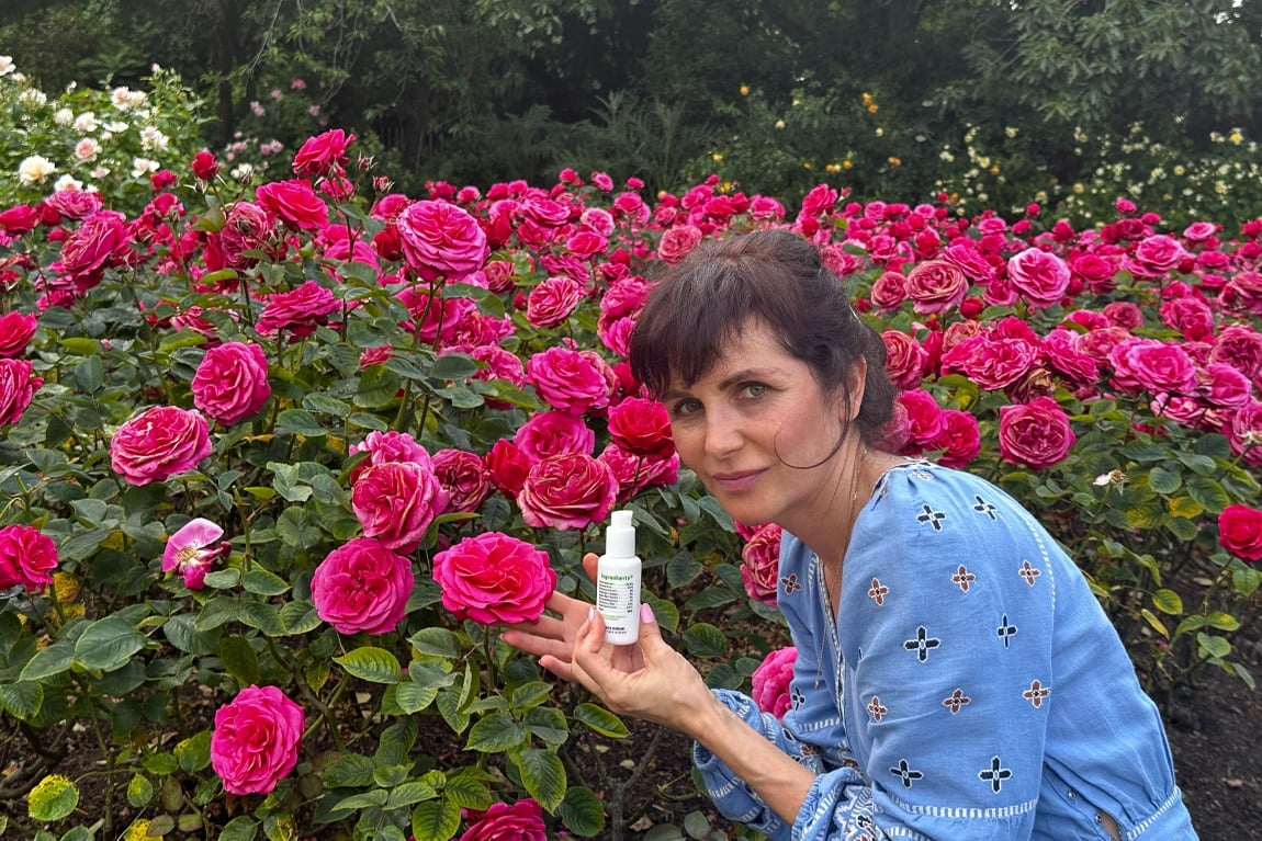 Myriam Malka in Rose Garden