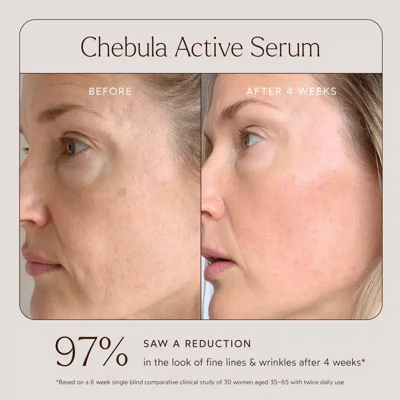 Visible resulta of True Botanicals Renew Chebula Active Serum